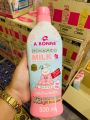 Abonne Milk Power Lightening W/ Collagen Lotion, Tomato, Vitamin C, Hokkaido 500ml  [FREE SOAP] ORIGINAL. 
