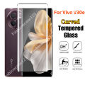 Vivo V30e 5G Curved Screen Protector For Vivo V30e V30 e 5G Lite 2024 VivoV30e Full Cover Tempered Glass HD Clear View Film Protective Glass Anti Scratch 9H Hardness Anti Scratch. 