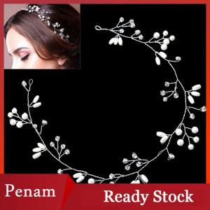 [PAM] Băng đô ngọc trai giả kim cương giả cho cô dâu đám cưới sang trọng phụ kiện tóc vương miện