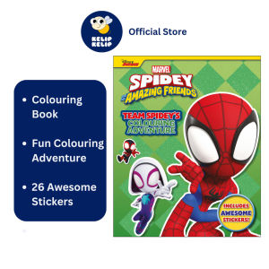Marvel Spidey & Amazing Friends Colouring Book To Color With Fun Stickers For Kids