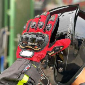 Găng tay xe máy Probiker gù nhựa full ngón