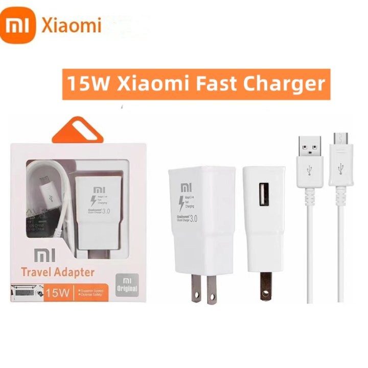 Xiao Mi 15W Flash Fast Quick Wall Charge Travel Charger with