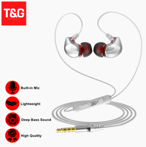 T&G S200 Heavy Bass Headset 6D Surround Sound Bass Earphone with Microphone