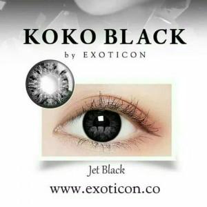 SOFTLENS KOKO BLACK NORMAL S.D -10.00 14.5 mm by X2
