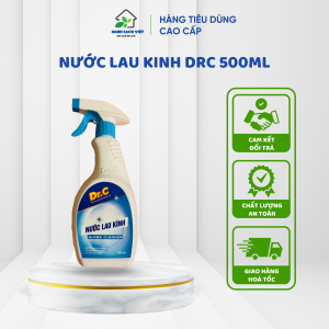 Nước Lau Kính DrC lau sạch gương nhà tắm chống hấp hơi nước 500ml