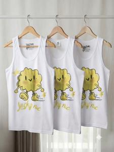 SD020-YLP Cute sun print Sando for Boys kids and Teens 2-13yrs old