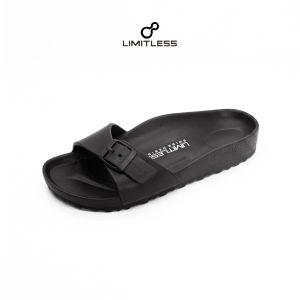 LIMITLESS Sendal Slop Wanita Flat Casual Trendy Stylish Sandal Slide Cewek Dewasa Kasual Santai Eva Ringan Terbaru