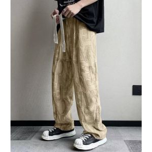 BUY 1 TAKE 1Trending Waffle Pants for Men Casual Street Style Loose Fit Comfortable Breathable Soft Waffle Fabric Daily Wear Long Trousers COD
