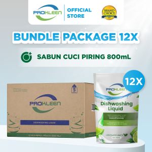 [BUNDLE] Sabun Cuci Piring DISHWASHING Liquid PROKLEEN 800mL - 12pcs