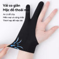 -CLUBLU- Găng Tay Vẽ Hoạ Sĩ Bản Đặc Biệt Tranh Cảm Ứng Hở Hai Ngón Chuyên Cho Bảng Vẽ Điện Tử Tablet. 