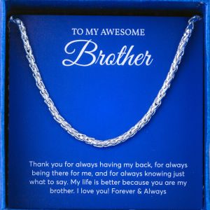 Dây Chuyền Bạc Duy Hiển Tặng Anh Em Trai Kiểu Dây Dừa Bền Chắc Chắn Dễ Chịu Thoái Mái Khi Đeo Cho Bé Yêu