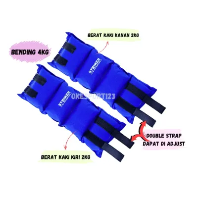 BENDING PEMBERAT KAKI 4KG – Ankle Weights untuk Latihan Otot & Kardio