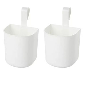 YESPERY Japanese Wall Hanging Shower Toiletries Hanging Basket Bathroom Plastic Toothbrush Organizer Bathroom Drainer Storage Holder Kitchen Balcony Organizer Basket