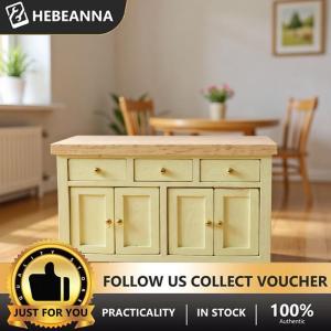 hebeanna 1Pcs 1 12 Scale Dollhouse Cabinet Living Room Miniature Birch Doll House Simulation Storage Cabinet DIY Accessories
