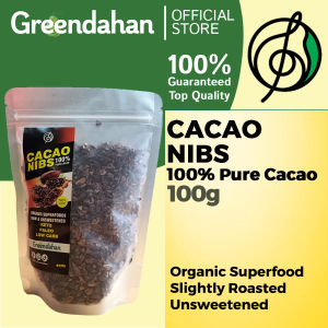 Greendahan Cacao Nibs Unsweetened 100g - Roasted Keto Friendly