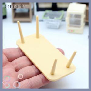 [Cumarba] บ้านตุ๊กตาพื้นที่ตารางโต๊ะน้ำชาขนาดเล็กรูปแบบ DIY ห้องนั่งเล่นครอบครัวของเล่นตุ๊กตาเด็กผู้หญิงของขวัญเฟอร์นิเจอร์อุปกรณ์เสริม