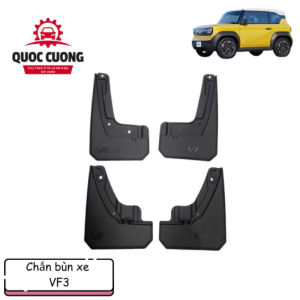 CHẮN BÙN XE VINFAST VF3 NHỰA ABS CAO CẤP (GIÁ BÁN 1 BỘ 4 CÁI)