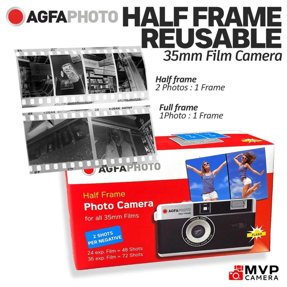 AGFAPHOTO AGFA Half Frame Foto Kamera Analogue 135 35mm REUSABLE