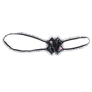Mysterious Cross Eye Mask in Lolitas Gothic Design Gothic Cross Eye Mask StandOut at Cosplay Parties & Costume Event