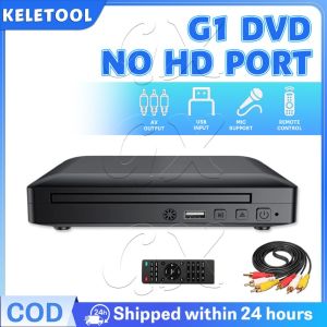 DVD CD Player High Defination Home DVD Player Box For TV All Region Free DVD CD Discs Player Support HDMI ADH SVCD VCD MP3 MP4 USB