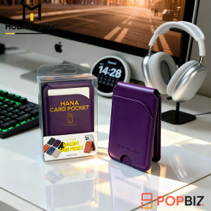 MOLAN CANO MAG-SAFE 3-SLOT WALLET PU LEATHER | CARD HOLDER | PHONE-STAND