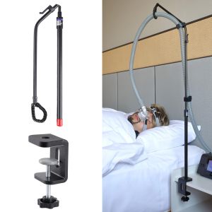 CPAP Hose Holder - Hose Hanger Prevent Leakage and Tangle Height Adjustable Removable and Rotatable for Better Sleep C Clamp Base V3
