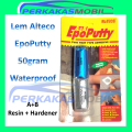ALTECO EPO PUTTY atau LEM EPO PUTTY atau  LEM ALTECO EPOPUTTY atau LEM PORTING WATE atau LEM RADIATOR DAN BLOK MESIN EPO PUTTY atau LEM ANTI PANAS atau LEM BESI KUAT atau EPO PUTTY ALTECO EPOXY COMPOUND ASLI 50 gram Dodol. 