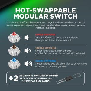 Armaggeddon MKA-1C Nex (61 Keys) Mechanical Gaming Keyboard