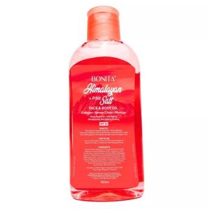 Bonita Himalayan Pink Salt Face and Body Oil with SPF 30 Korean Citron Collagen Moringa | Organic