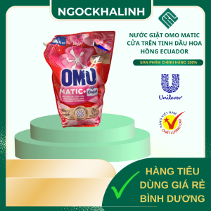Nước giặt matic cửa trên tinh dầu hoa hồng ecuador túi 3.6kg