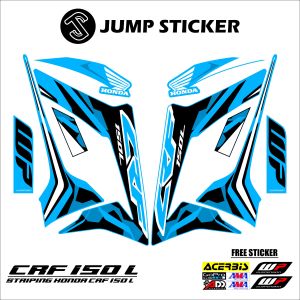 Stiker striping honda CRF 150 L grafis variasi 003