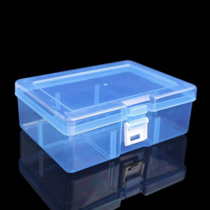 Transparent Plastic Box Household Hardware Component Screw Sewing Supplies Storage Box Container Jewelry Display Practical Toolbox
