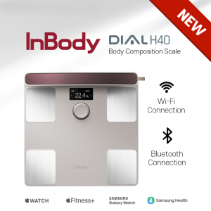 [Official] InBodyDial H40 Beige - Body Composition Weighing Scale Body Fat Muscle WiFi