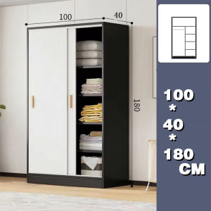 Rarus Sliding Door Wardrobe Organizer Furniture Multi-layer Clothes Organizer Display Cabinet