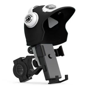 Ceyes Motorcycle Phone Holder with Helmet Waterproof Adjustable Phone Holder for Bicycle Motorcycle
