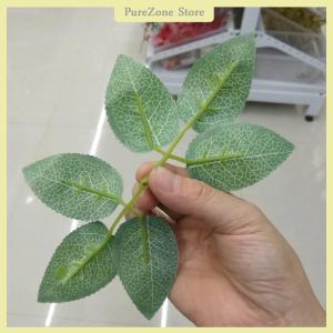 [PureZone] 10/30/50pcs Rose Leaves Artificial Greenery Rose Flower Leaves DIY Craft