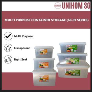 UnihomSG [ReadyStock] NCI Multi Purpose Container Storage Box Food Containers (68-69 Series)