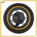 VJDA 10 Inch Electric Scooter Front Wheel Rubber 60/70-6.5 Replacement Front Wheel Durable Heavy Duty Scooter Front Wheel for Ninebot Max G30 Replacement Parts. 