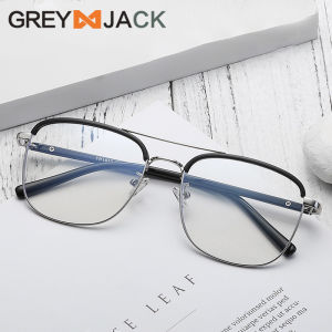 Grey Jack/Kacamata Anti Radiasi Blueray Style Aviator Simple Metal Fashion Pria dan Wanita Terbaru 1872