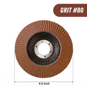 Mata Gerinda Amplas Susun 4" Gurinda Flap Disc Tebal Murah Bulat Grit Ukuran 80 100 120 150