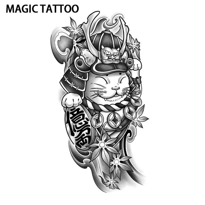 SAI MAGIC TATTOO กันน้ำได้นานถึง2สัปดาห์18ซม. × 11ซม. สติ๊กเกอร์รอยสัก ...