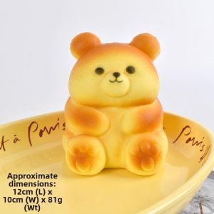 OKKFINE Slow Rising Slow Rebound Toy Soft Moist Texture Handmade Stress Relief Toy  Imitation Cake Fidget Toy for Desktop Decoration