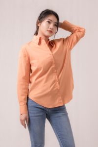 RIMINI - Atasan Wanita Kemeja Non Formal Katun Premium Big Zize - Varro Top 82418