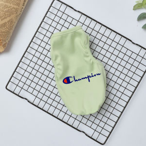 [HATELI] Summer Pet Clothes Dog T-shirt Champion Printed Dog Vest For Small Medium Dogs Accessories Pet Supplies Cat Vest Shirts