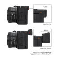 KIWIFOTOS KE Series Long Viewfinder Eyecup Eye Cup Eyepiece for Sony A6700 Camera Compatible with Sony FDA-EP20 Eyecup, High-quality ABS Plastic and Soft Silicone Material. 