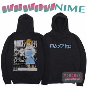 JAKET ANIME ONE PIECE LUFFY RED - HOODIE JUBAH SWEATER Gomu Gomu no Mi Techniques Film Movie GEAR 5 PREMIUM - NARUTO - TOKYO GHOUL - Attack on Titan Shingeki no Kyojin - Sword Art Online CLOTHING DISTRO OUTFIT MANGA BRAND MEN PRIA COWO CEWE