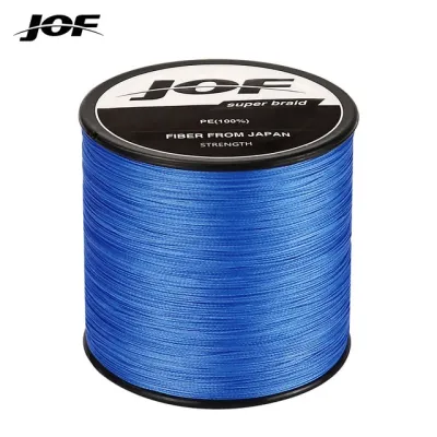 Jof 4 Strands Memancing Line Multifilament 300M 500M 1000M Memancing Carp Jepun Jalinan Jalinan Kabel Aksesori Memancing laut