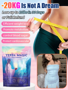 【Lose 10 pounds⚡】 Healthier Natural yerba mate tea Detoxifying slimming tea Fat burning and oil-removing herbal slimming tea Instant tea Slimming tea Refreshing yerba mate tea Antioxidant high-fiber tea