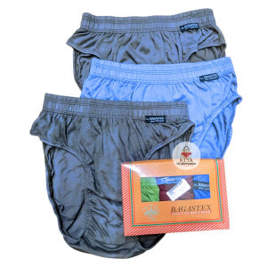 3 PCS Celana Dalam Pria Bahan KATUN Adem Polos Celana Sempak Pria Papillon