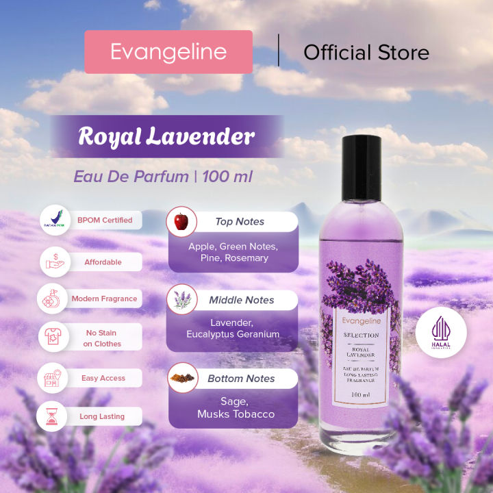 EVANGELINE SELECTION EDP 100ML ROYAL LAVENDER